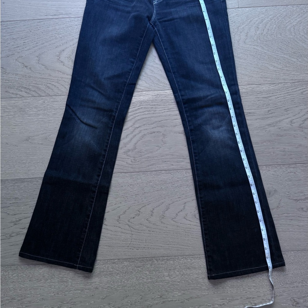 J Brand Blue Flare Wide Leg Jeans